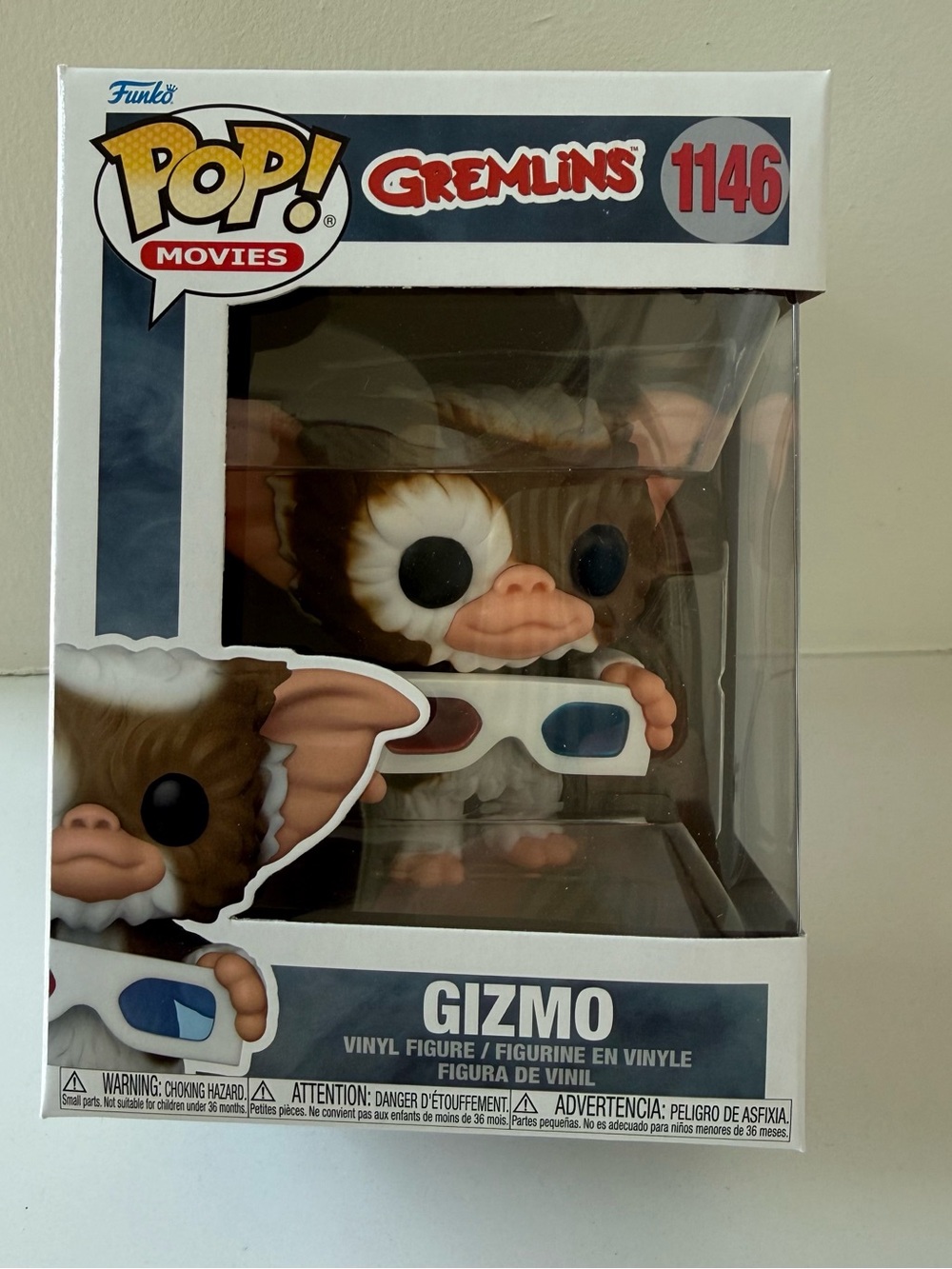 Funko Pop! Gremlins Gizmo Vinyl Figure with 3D Glasses - #1146